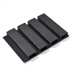 Реечная стеновая панель Чёрное дерево 218*26*3000 SH-WPCSG-30