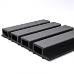 Реечная стеновая панель Морёный дуб 218*26*3000 SH-WPCSG-31