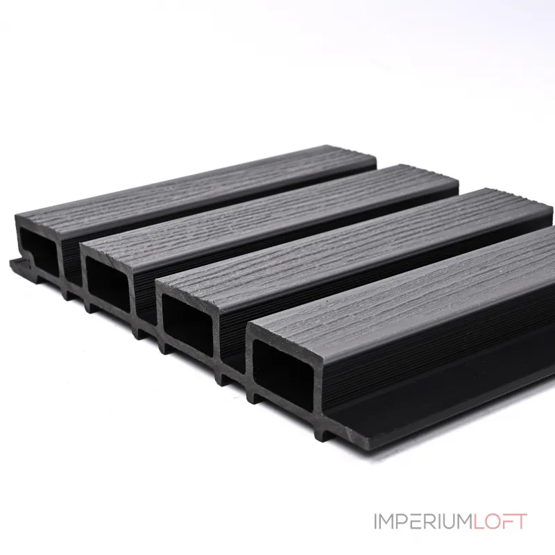 Реечная стеновая панель Морёный дуб 218*26*3000 SH-WPCSG-31