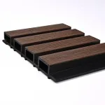 Реечная стеновая панель Шоколадный орех 218*26*3000 SH-WPCSG-40