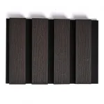 Реечная стеновая панель Чёрный Сандал 218*26*3000 SH-WPCSG-33