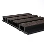 Реечная стеновая панель Чёрный Сандал 218*26*3000 SH-WPCSG-33