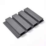 Реечная стеновая панель Морёный дуб 218*26*3000 SH-WPCSG-35