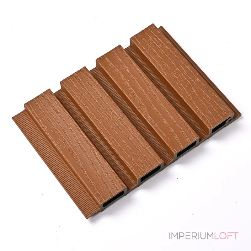 Реечная стеновая панель Золотой Тик 220*25*3000 SH-WPCSG-37