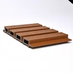 Реечная стеновая панель Золотой Тик 220*25*3000 SH-WPCSG-37