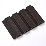 Реечная стеновая панель Чёрный Сандал 220*25*3000 SH-WPCSG-38