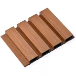 Реечная стеновая панель Золотой Тик 218*26*3000 SH-WPCSG-41