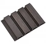 Реечная стеновая панель Чёрный Сандал 218*26*3000 SH-WPCSG-42