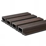 Реечная стеновая панель Чёрный Сандал 218*26*3000 SH-WPCSG-42