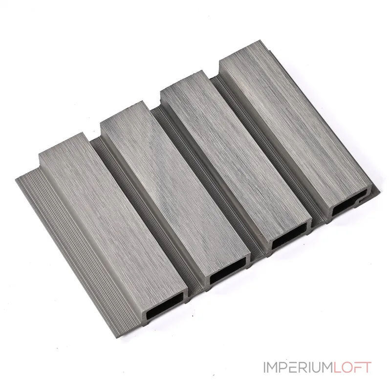 Реечная стеновая панель Состаренное дерево 218*26*3000 SH-WPCSG-43