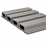 Реечная стеновая панель Состаренное дерево 218*26*3000 SH-WPCSG-43