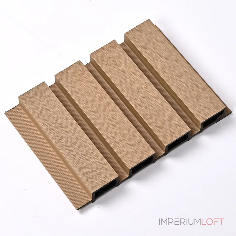 Реечная стеновая панель Светлый клён 218*26*3000 SH-WPCSG-44