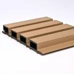 Реечная стеновая панель Светлый клён 218*26*3000 SH-WPCSG-44