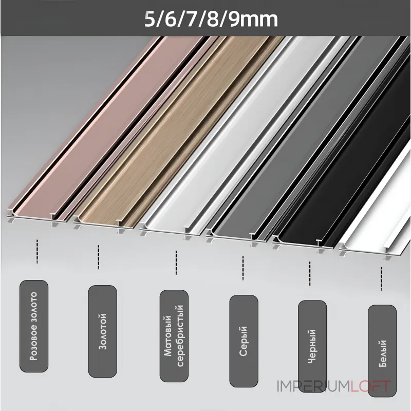 Профиль плинтус напольный алюминиевый для панелей 7 мм черный 5992-88 от KBOOS