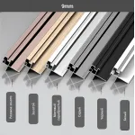 Профиль угловой внешний алюминиевый для панелей 9 мм серый 6081-88 от KBOOS