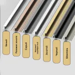 Профиль соединительный алюминиевый для панелей 7 мм шампань 5063-88 от KBOOS