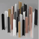 Профиль угловой внутренний алюминиевый для панелей 4 мм розовое золото 5935-88 от KBOOS