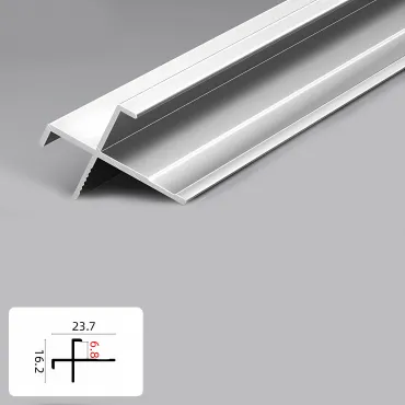 Профиль угловой внешний алюминиевый для панелей 6 мм серебристый 5907-88