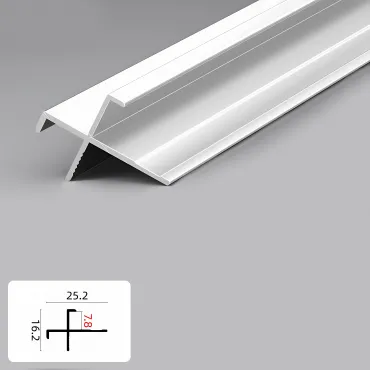 Профиль угловой внешний алюминиевый для панелей 7 мм белый 5926-88