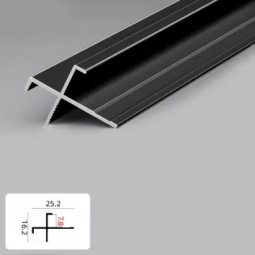 Профиль угловой внешний алюминиевый для панелей 7 мм черный 5920-88
