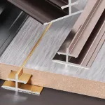 Профиль соединительный алюминиевый для скрытого монтажа панелей 8 мм черный 6153-88 от KBOOS