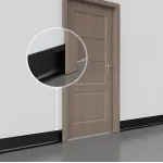 Универсальный профиль-плинтус алюминиевый для панелей 8 мм серый 6137-88 от KBOOS