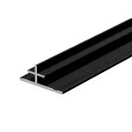 Профиль соединительный алюминиевый для скрытого монтажа панелей 8 мм черный 6153-88 от KBOOS
