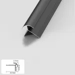 Профиль угловой внешний алюминиевый для панелей 4 мм черный 5712-88 от KBOOS