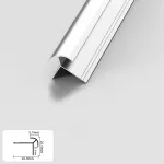 Профиль угловой внешний алюминиевый для панелей 5 мм серебристый 5701-88 от KBOOS