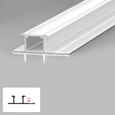 Профиль соединительный под LED ленту для панелей 7 мм белый 6070-88