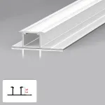 Профиль соединительный под LED ленту для панелей 9 мм белый 6072-88 от KBOOS