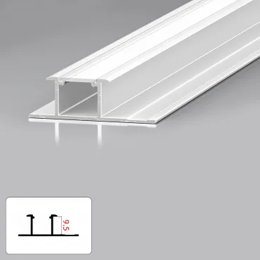 Профиль соединительный под LED ленту для панелей 9 мм белый 6072-88