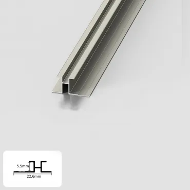 Профиль соединительный алюминиевый для панелей 5 мм шампань 5827-88