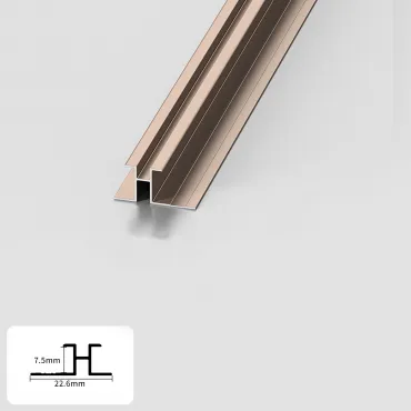 Профиль соединительный алюминиевый для панелей мм розовое золото 5835-88 Профиль соединительный алюминиевый для панелей мм розовое золото 5835-88