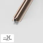 Профиль соединительный алюминиевый для панелей 8 мм розовое золото 5836-88 от KBOOS