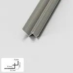 Профиль угловой внутренний алюминиевый для панелей 5 мм шампань 5192-88 от KBOOS