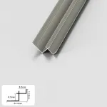 Профиль угловой внутренний алюминиевый для панелей 8 мм шампань 5195-88 от KBOOS