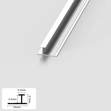 Профиль соединительный алюминиевый для панелей 8 мм серебристый 4832-88