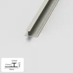 Профиль соединительный алюминиевый для панелей 5 мм шампань 5061-88 от KBOOS