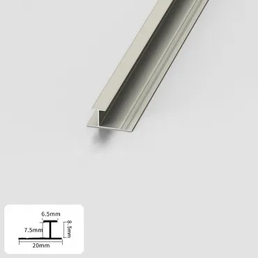 Профиль соединительный алюминиевый для панелей 7 мм шампань 5063-88 Профиль соединительный алюминиевый для панелей 7 мм шампань 5063-88