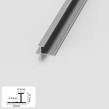 Профиль соединительный алюминиевый для панелей 9 мм серый 5059-88