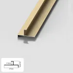 Профиль торцевой-угловой алюминиевый для панелей 6 мм золотой 5852-88 от KBOOS