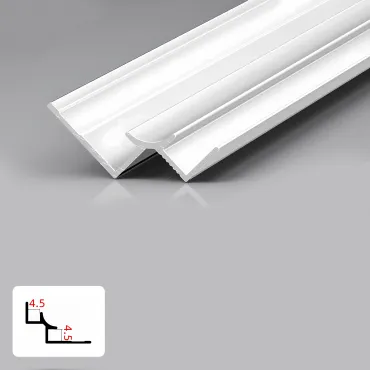 Профиль угловой внутренний алюминиевый для панелей 4 мм белый 5959-88