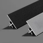 Профиль соединительный алюминиевый для скрытого монтажа панелей 8 мм черный 6153-88 от KBOOS