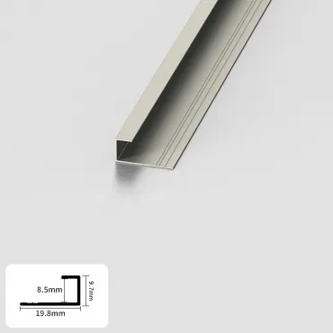 Профиль торцевой алюминиевый для панелей 8 мм шампань 4813-88 Профиль торцевой алюминиевый для панелей 8 мм шампань 4813-88