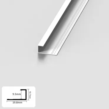 Профиль торцевой алюминиевый для панелей 9 мм белый 4795-88