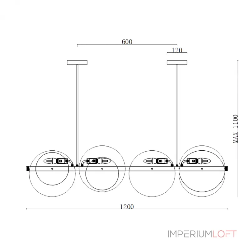 Подвесной светильник VARSEL от ImperiumLoft