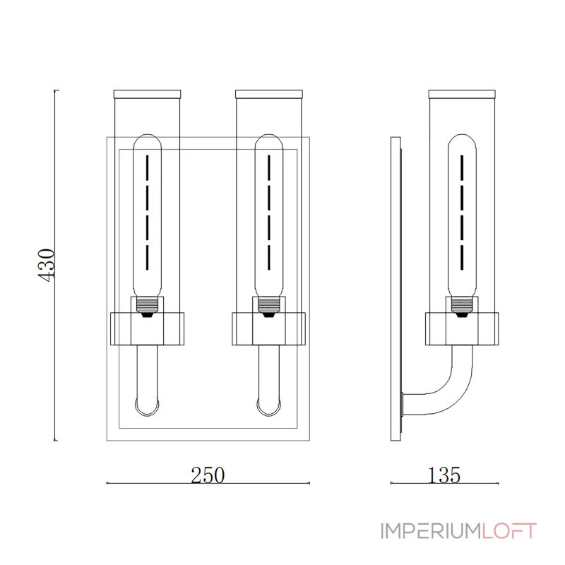 Бра Hudson Valley 1722-AGB Soriano 2 Light Wall Sconce In Aged Brass от ImperiumLoft