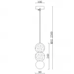 Подвесной светильник LILLA BLACK H24 от ImperiumLoft