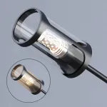 Дизайнерская люстра на штанге SKELBY H16 Black/Transparent